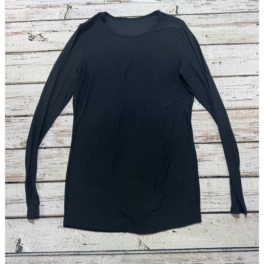 Beyond Yoga Featherweight Shirt Dark Gray Long Sleeve Size Medium?
